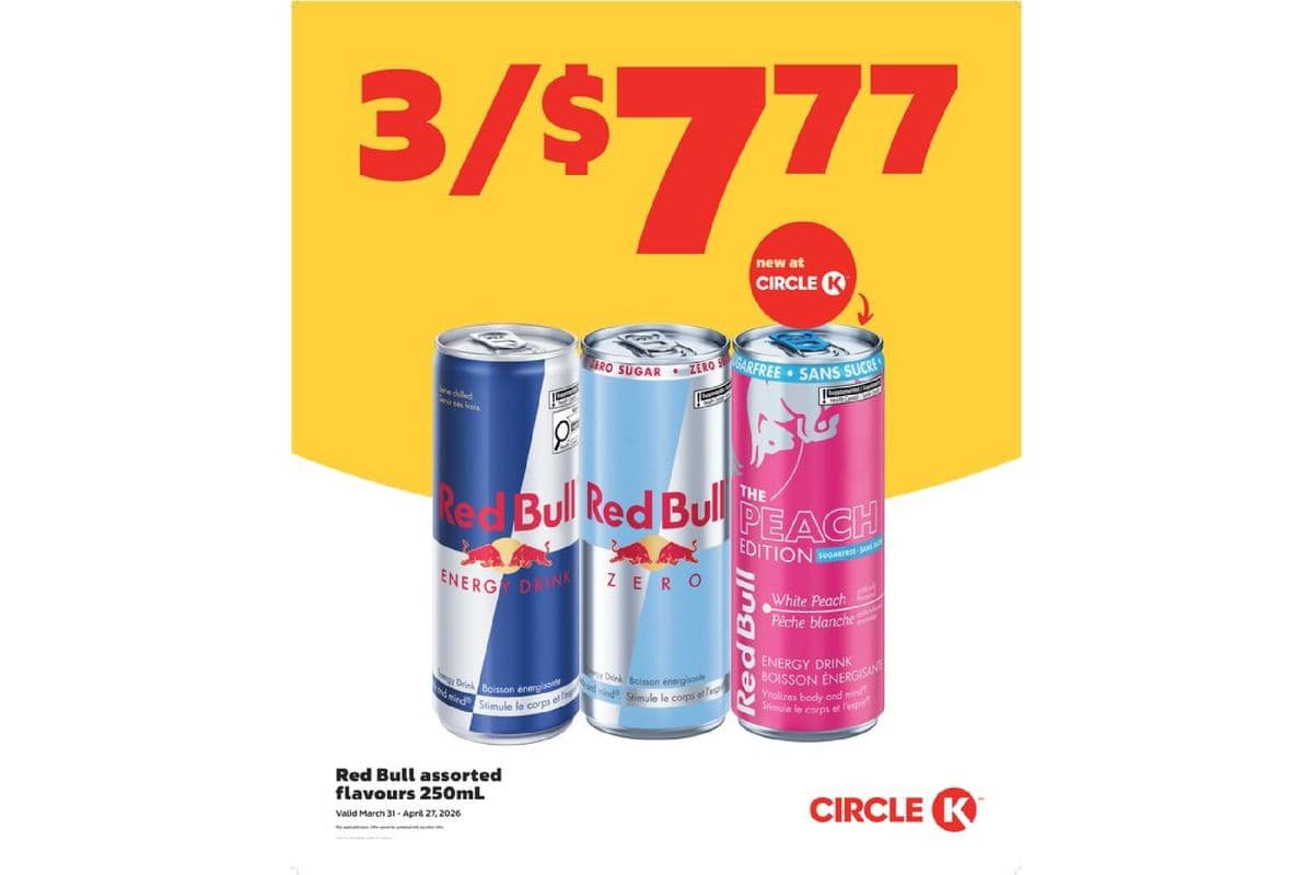 Red Bull Energy Drink (250 ml) - 3 for $7.77