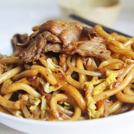 Pan Fried Udon