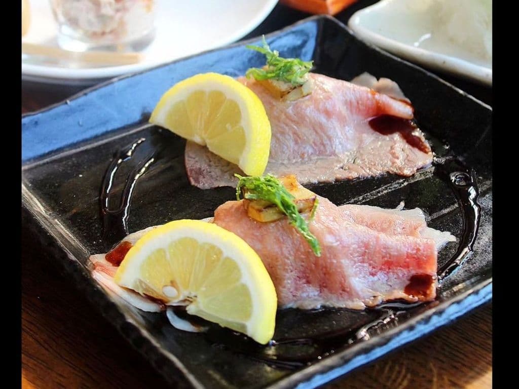 Japanese A5 Sendai Wagyu and Foie Gras Aburi Nigiri sushi (2pcs)