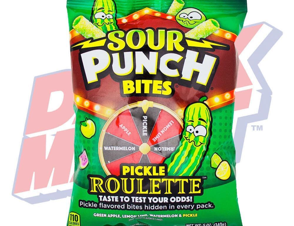 Sour Punch Bites Pickle Roulette - 5oz