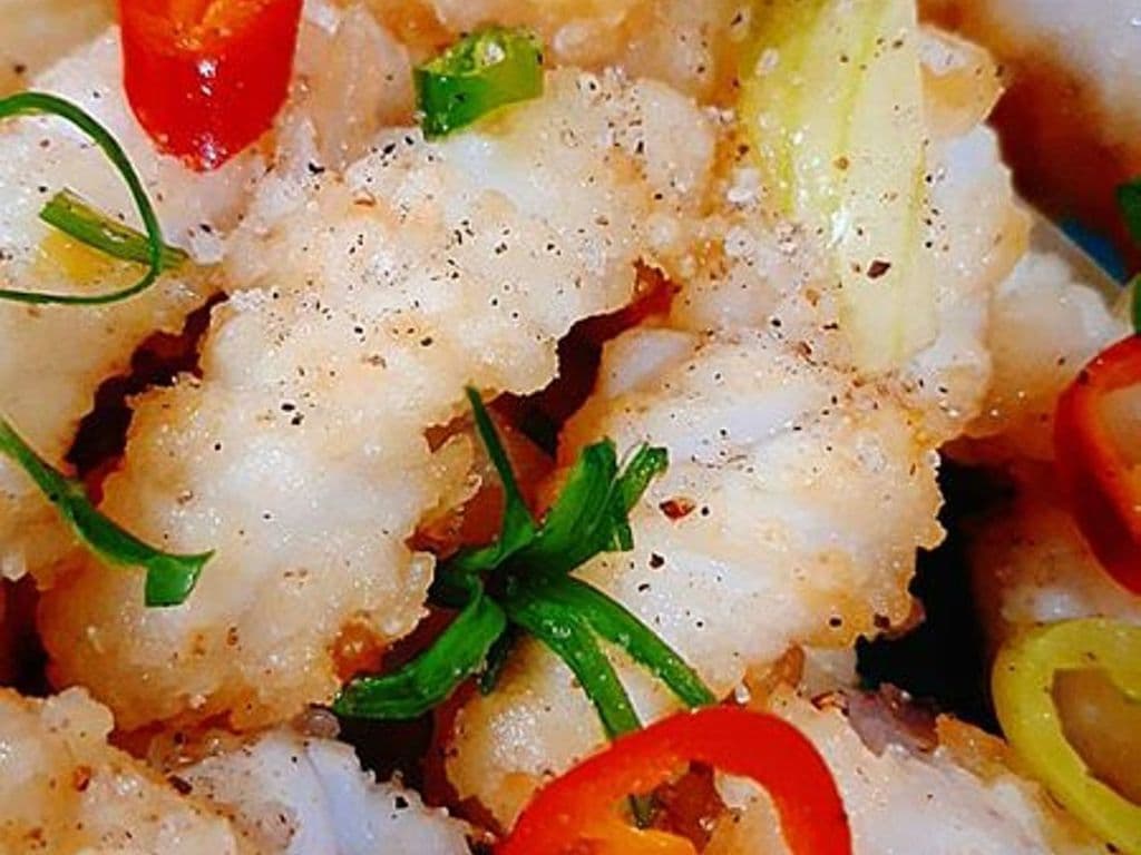 (46)- Calmars sautées au sel et poivre