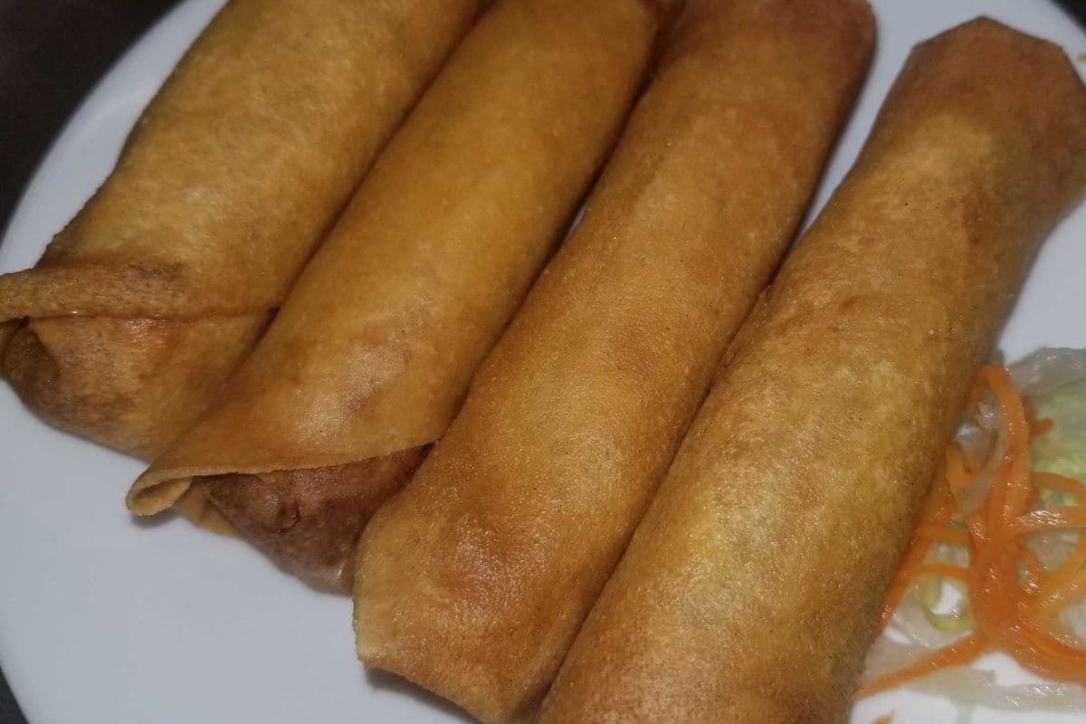 2. Deep Fried Veggie Spring Rolls