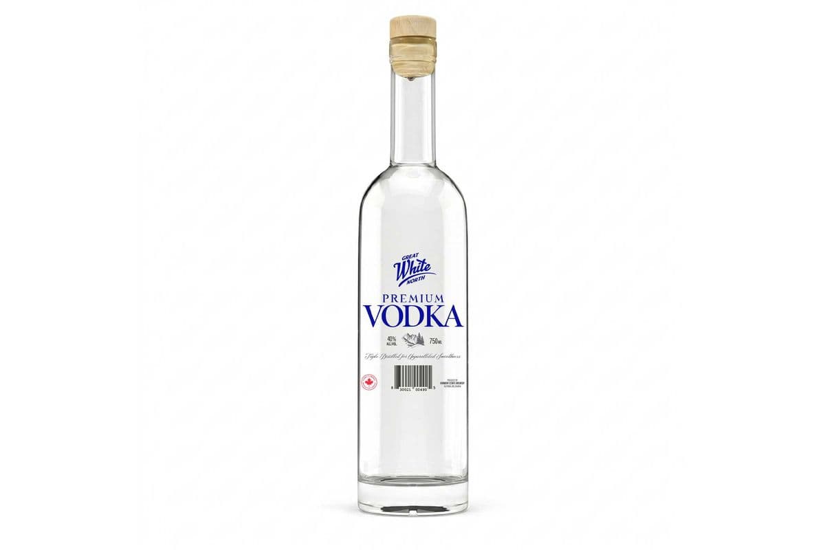 GREAT WHITE NORTH Premium VODKA 40% (750ML) (1 x 750ML)