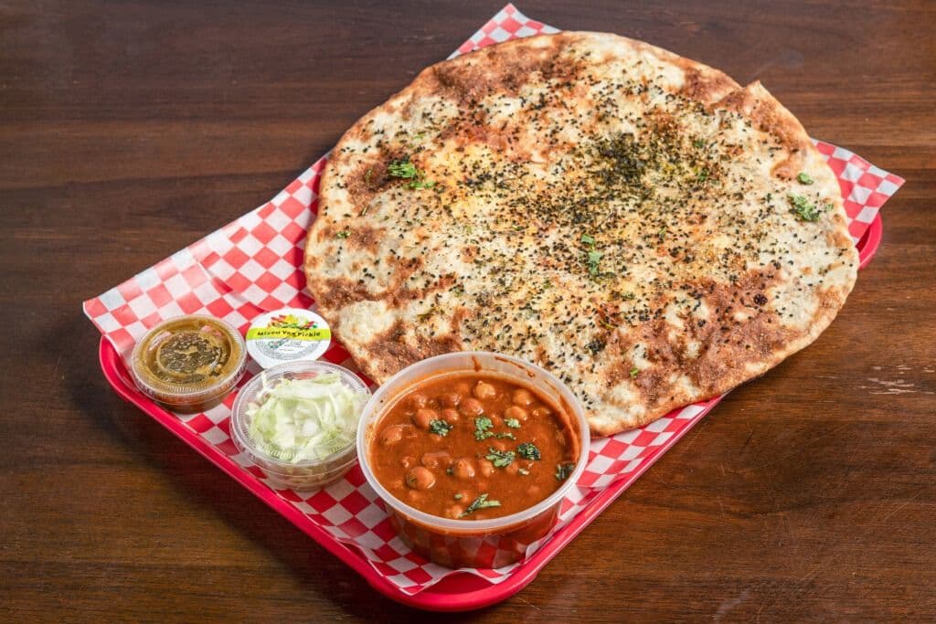Amritsari Kulcha and Cholle