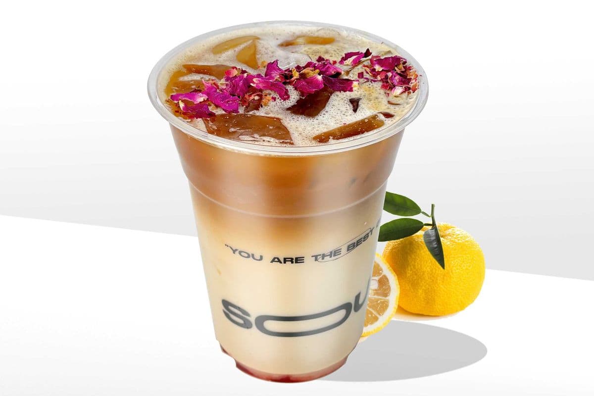 Rose and Yuzu Oat Milk Latte
