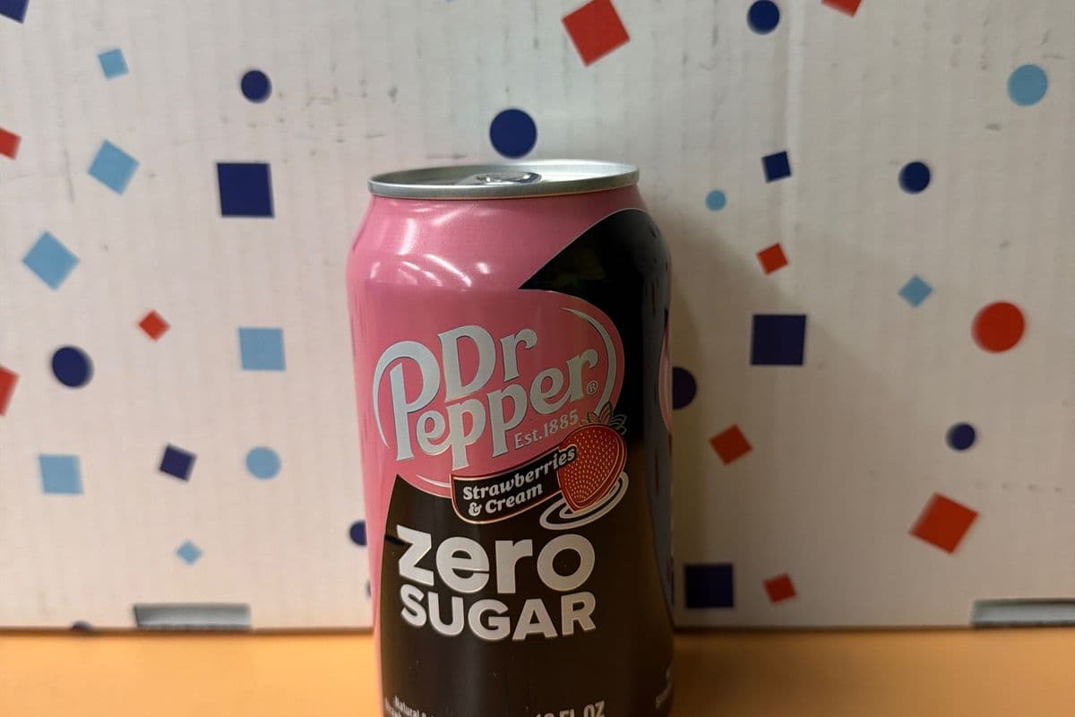 Dr Pepper Strawberry & Cream Zero Sugar 355ml
