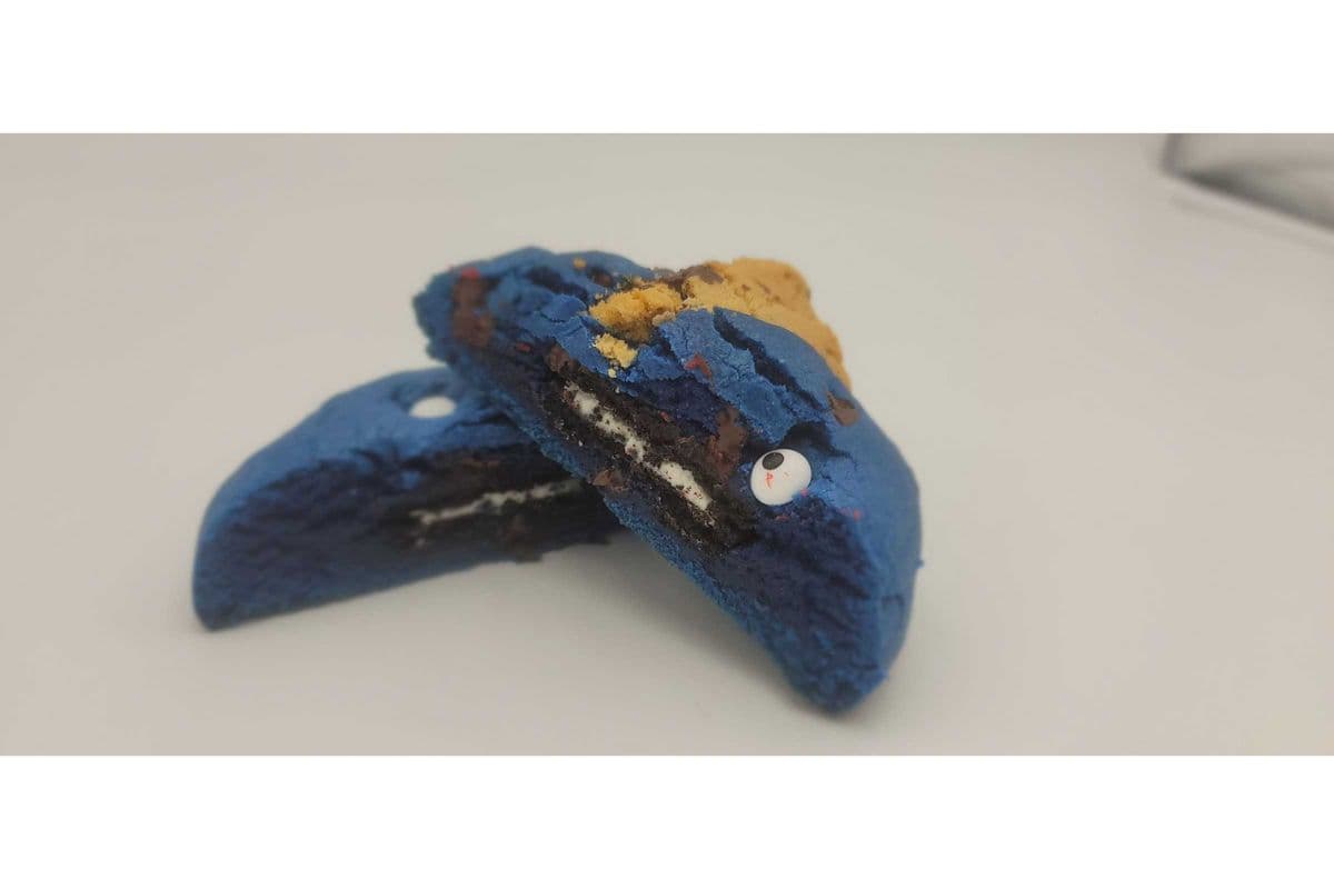 Cookie Munster Stuffed Cookie