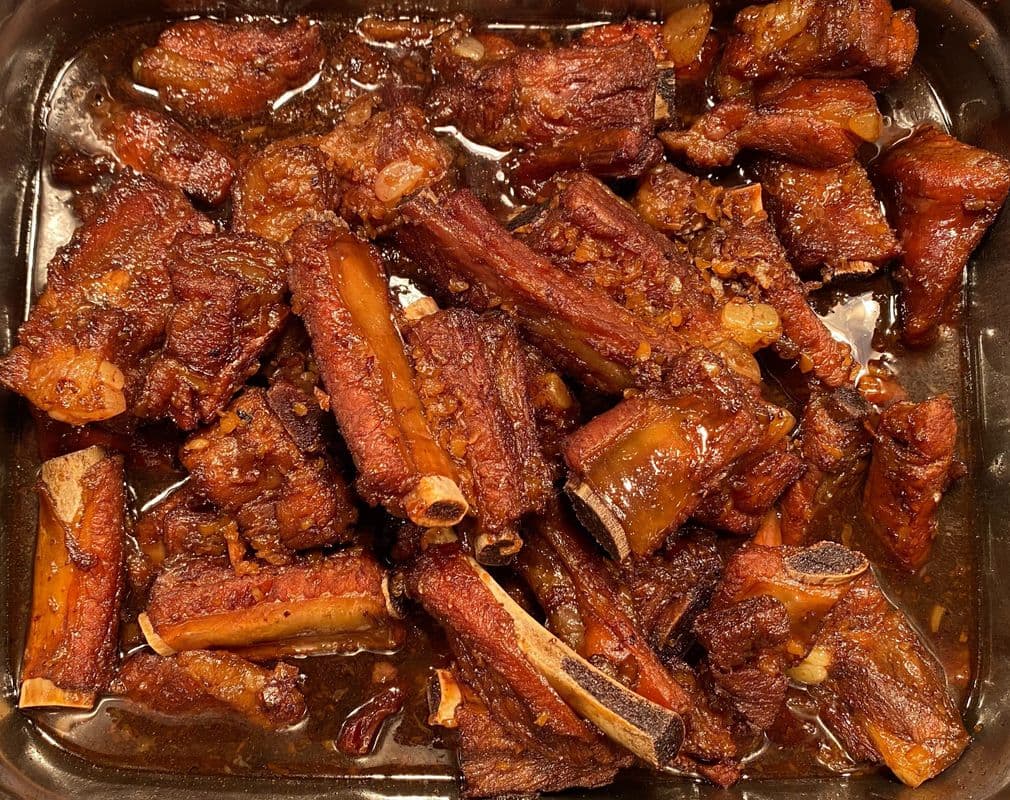51. Honey Garlic Ribs