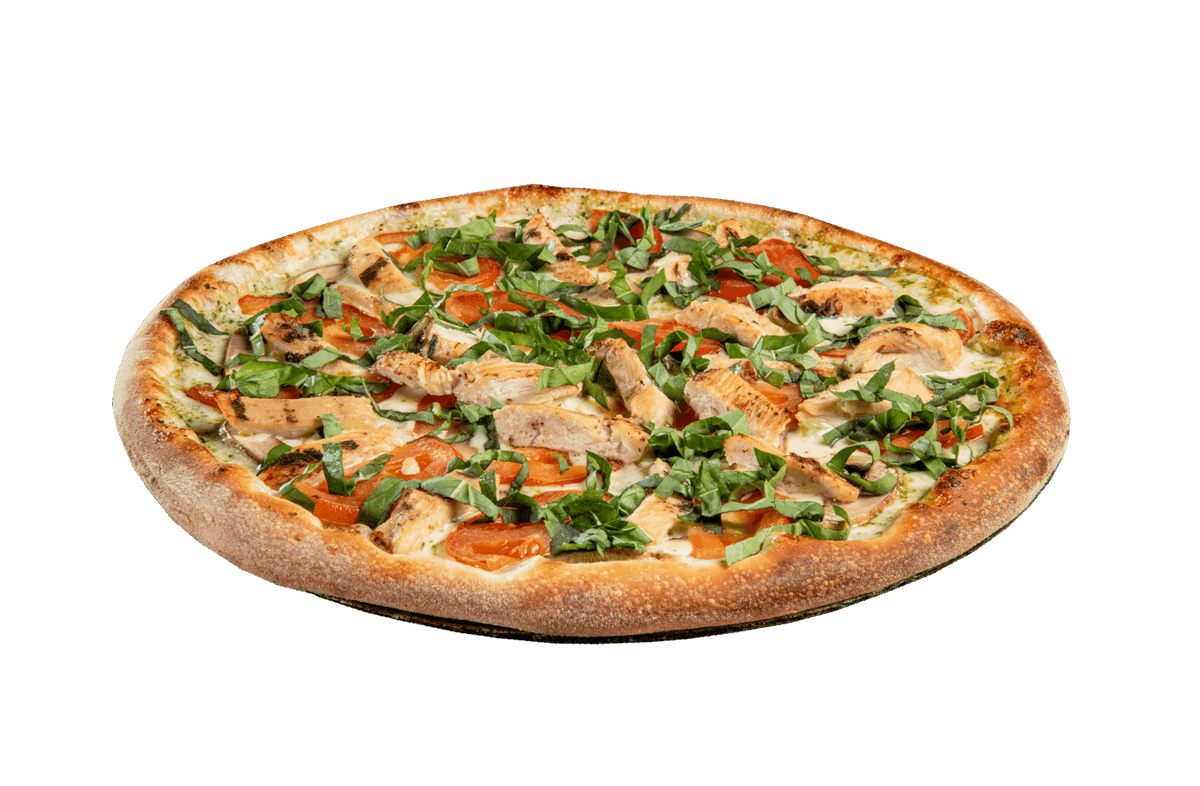 MEDIUM 12" - Cream Pesto Chicken Pizza