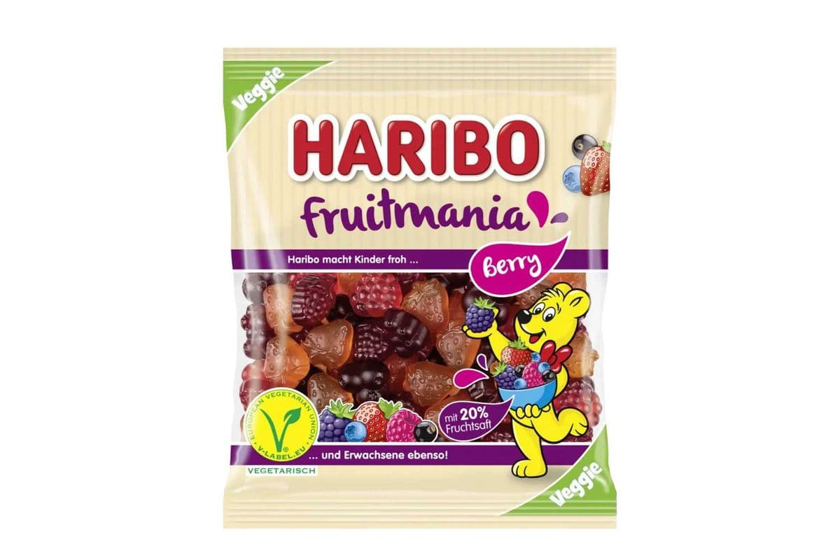 Haribo Fruitmania Berry Veggie (160 g)