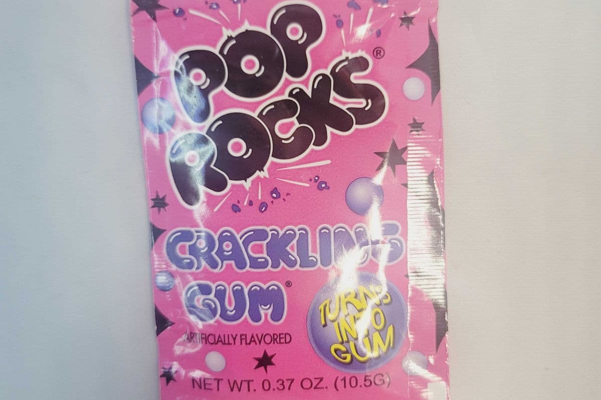 Pop Rocks Crackling Gum Popping Candy Gum (10.5 g)