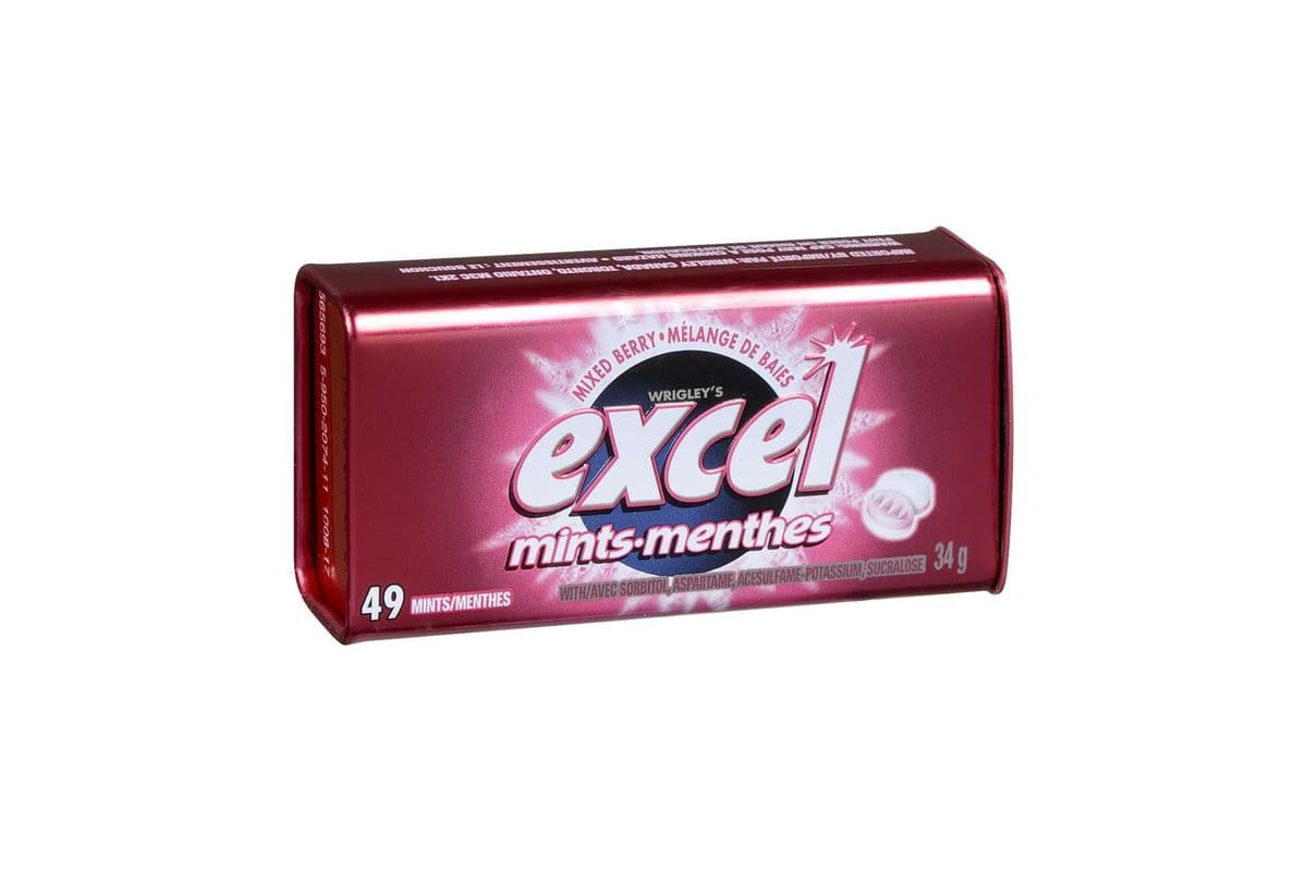 Excel Mints Mixed Berry (34 g)