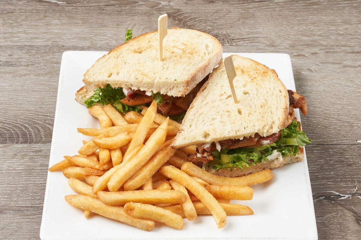 The Hess Chicken Club Sandwich