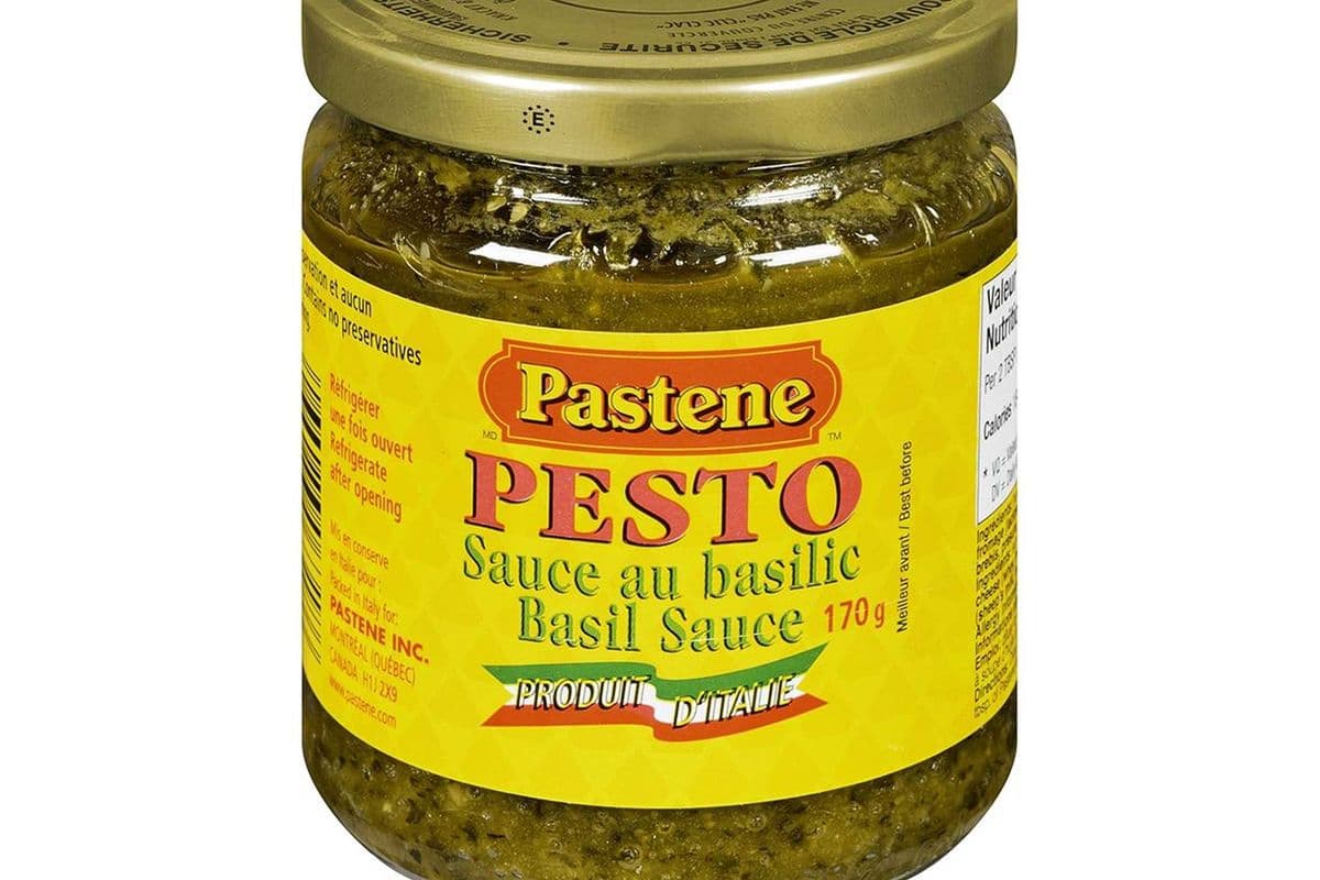 Pastene pesto basil sauce