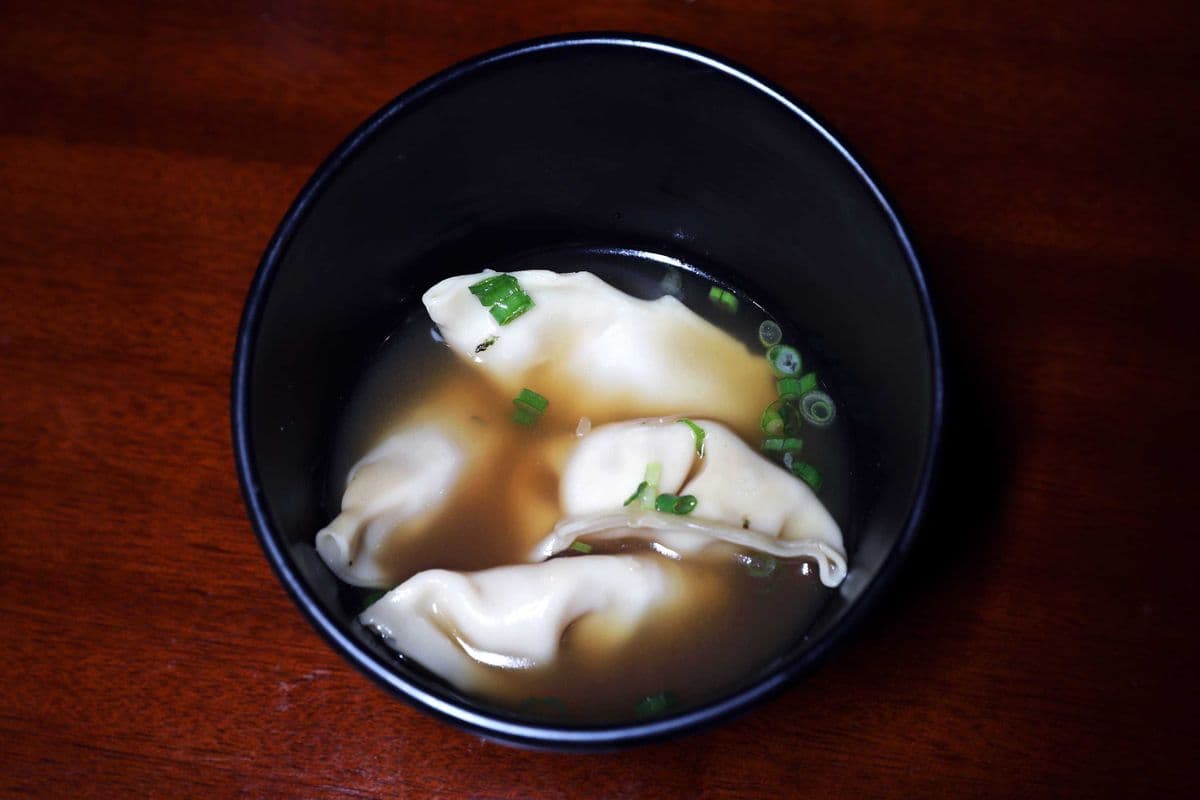 Chicken Gyoza Soup