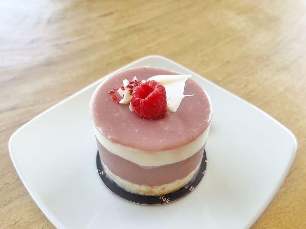 Raspberry Lychee White Chocolate Mousse