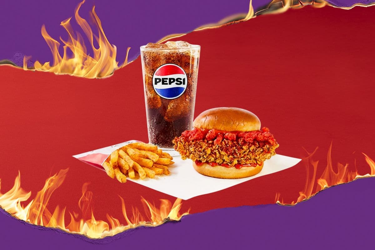 Flamin' Hot Chicken Sandwich Combo