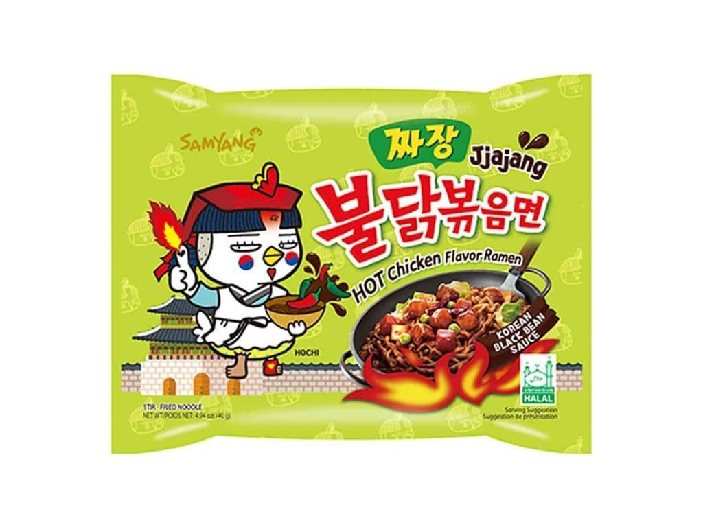 Buldak Noodle (Single) - Jjajang Spicy Chicken Stir-Fried