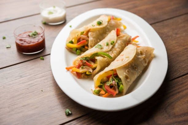 Bhindi Roll / Bhindi roll