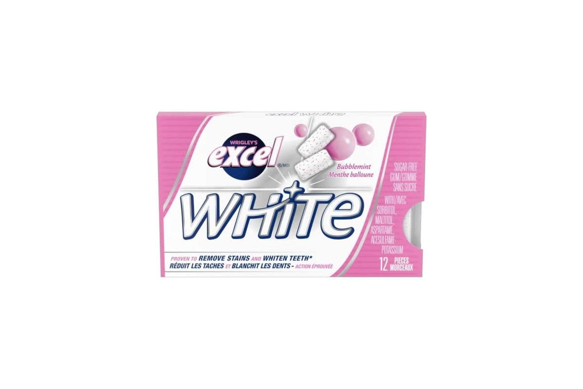 Excel White Bubblemint (12pcs)