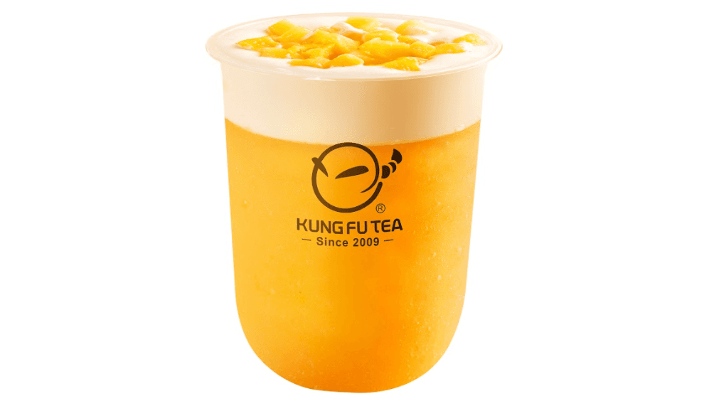 Cheese Milk Foam w Mango