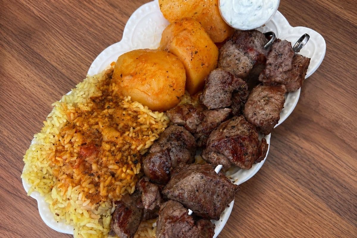 Pork Souvlaki Dinner