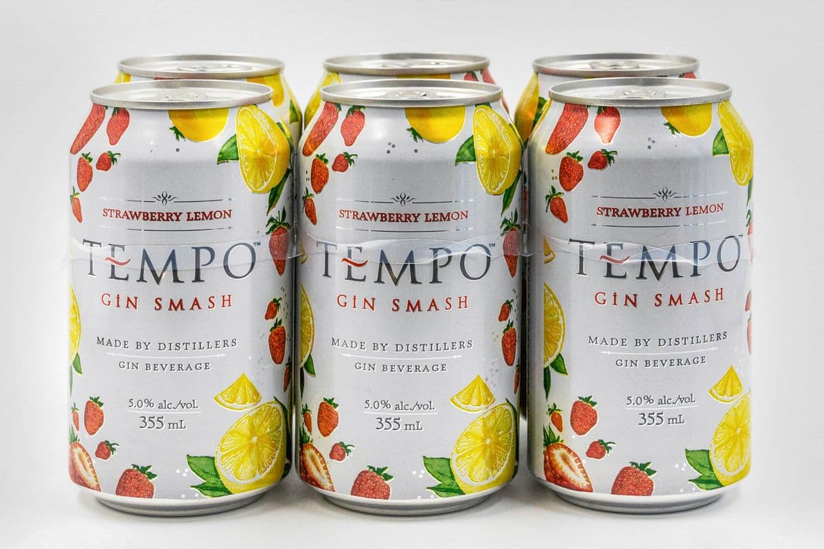 Tempo Gin Strawberry Lemon (6 x 355 ml Cans)