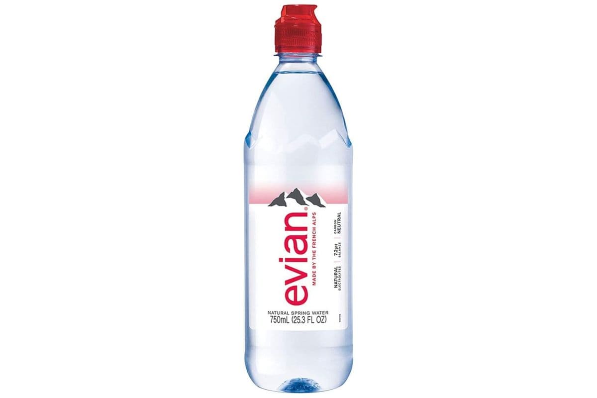 Evian Natural Spring Water (750 mL)