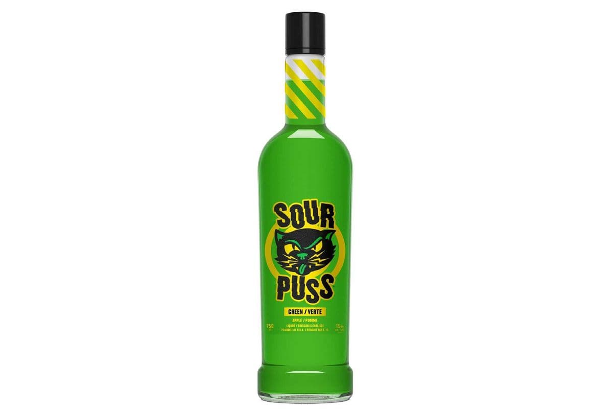 518688. SOUR PUSS - SOUR APPLE (1 x 750ML)