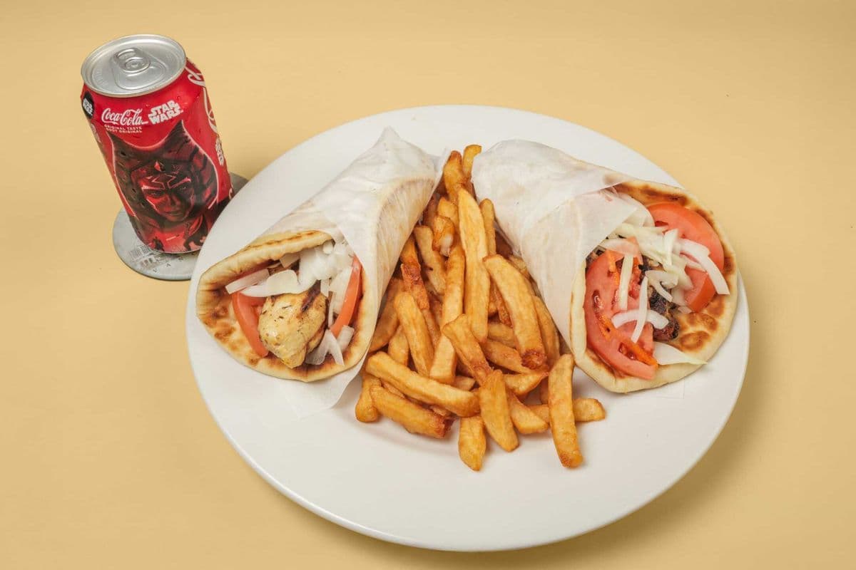 Trio 2 pita poulet / Trio 2 Chicken Pitas