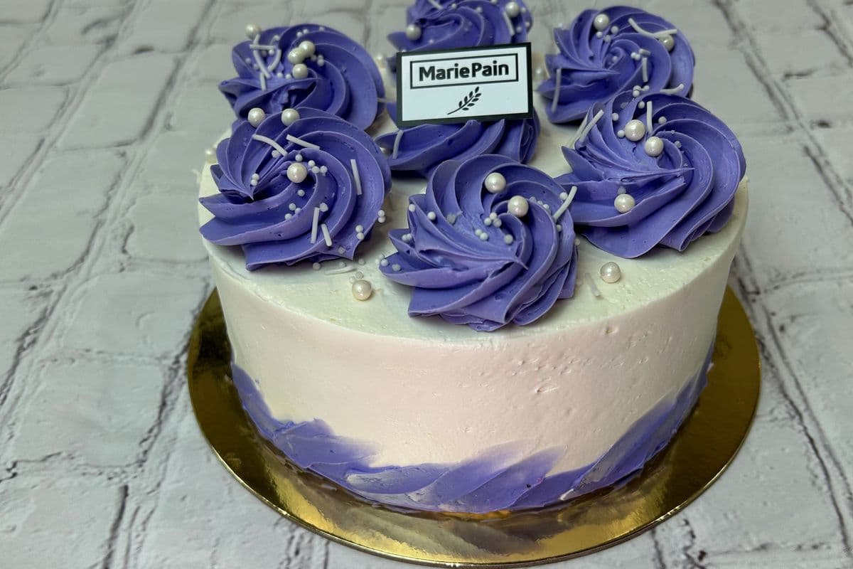 Gâteau crème au beurre à la vanille (6 mcx)