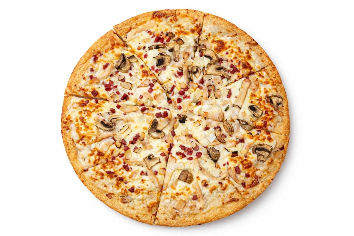 20. Chicken Bacon Alfredo Pizza