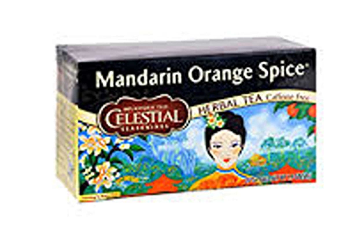 Celestial Seasonings Herbal Tea Caffeine Free Mandarin Orange Spice - 20 Tea Bags