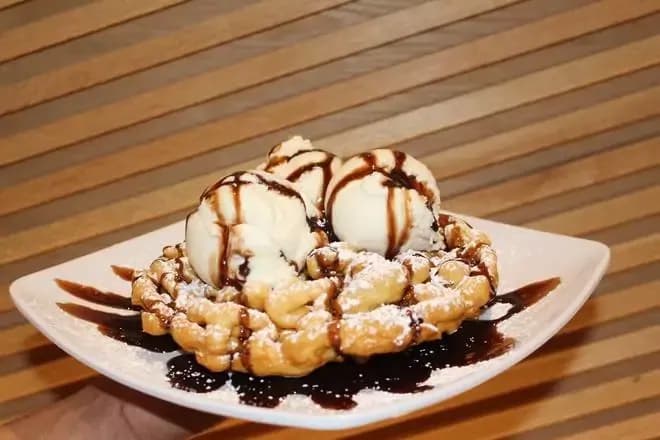 Chocolate Funnel Cake