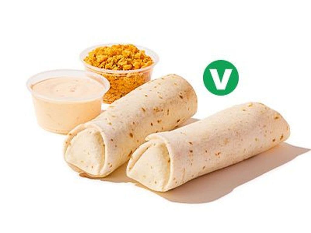 Black Bean Double Dipping Burritos