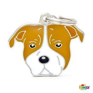 MyFamily American Staffordshire Terrier Engraved Tag