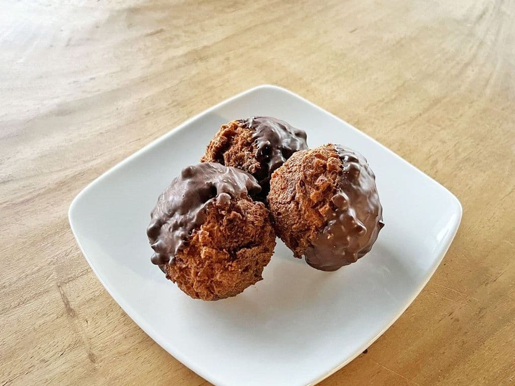 Chocolate Dipped Donut Bite