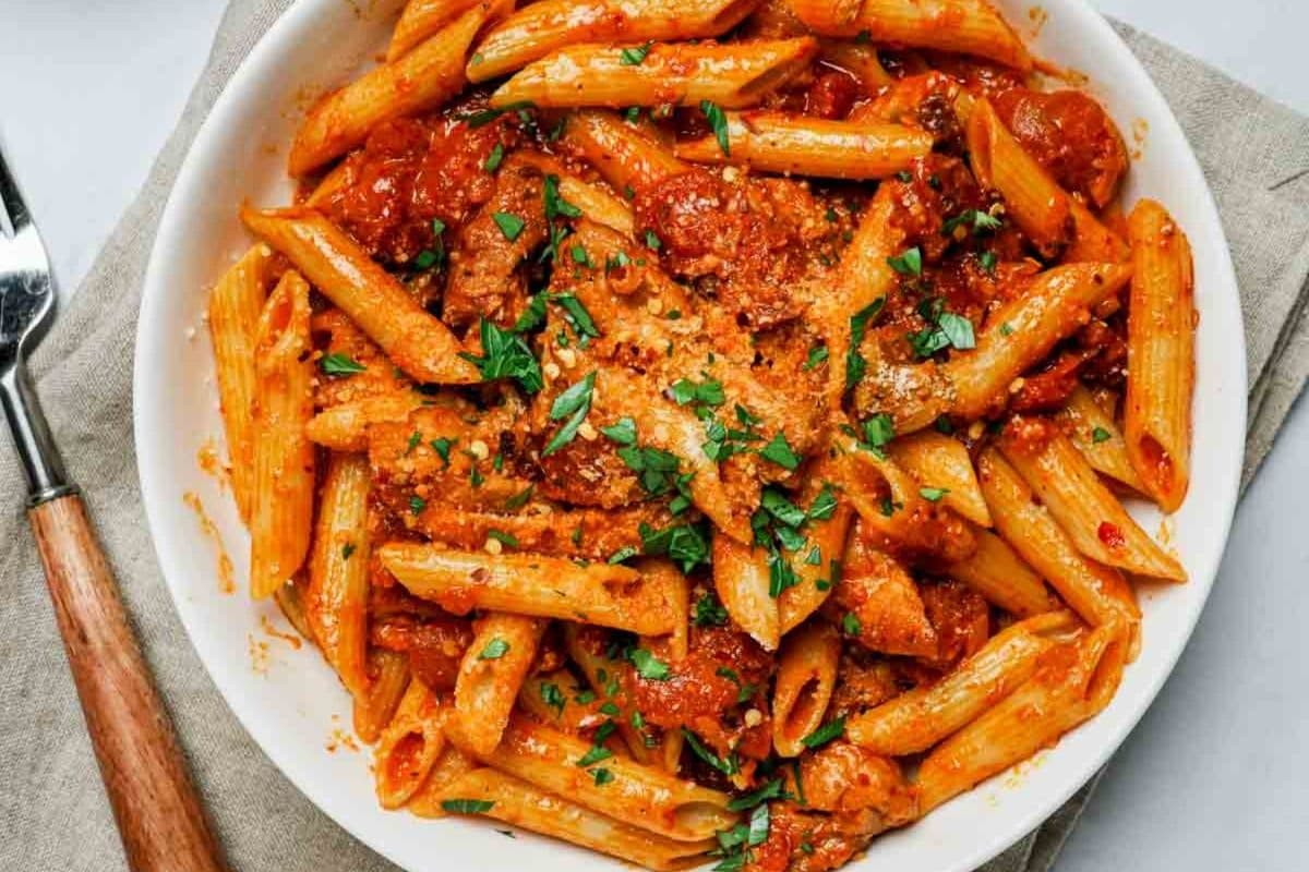 Italian House Special Pasta (Mix Sauce)