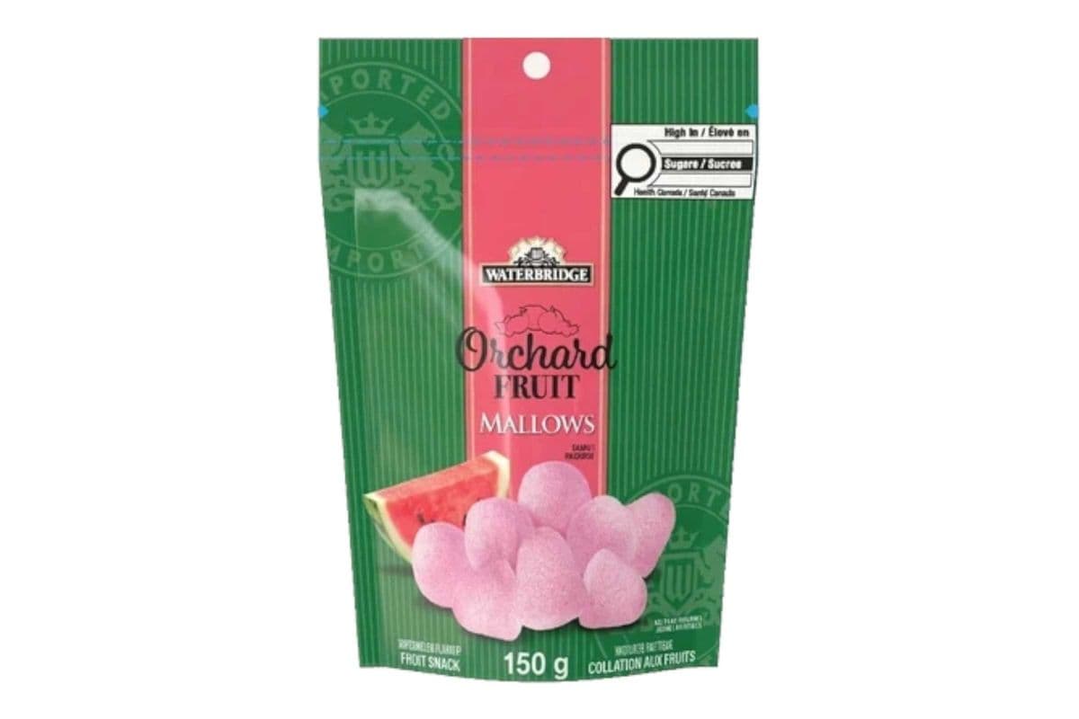 Waterbridge Orchard Fruit Mallows Watermelon (150g) (150 Cal)