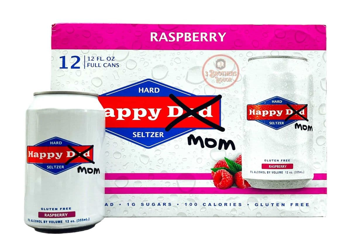 HAPPY MOM RASPBERRY 12*355ML CANS (12 x 12*355ML )