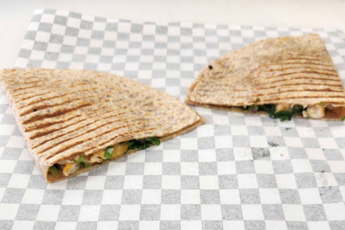 Pesto Chicken Quesadilla