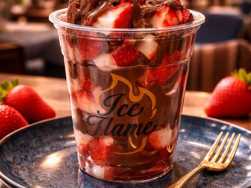 Lrg Strawberry Fruit Cup