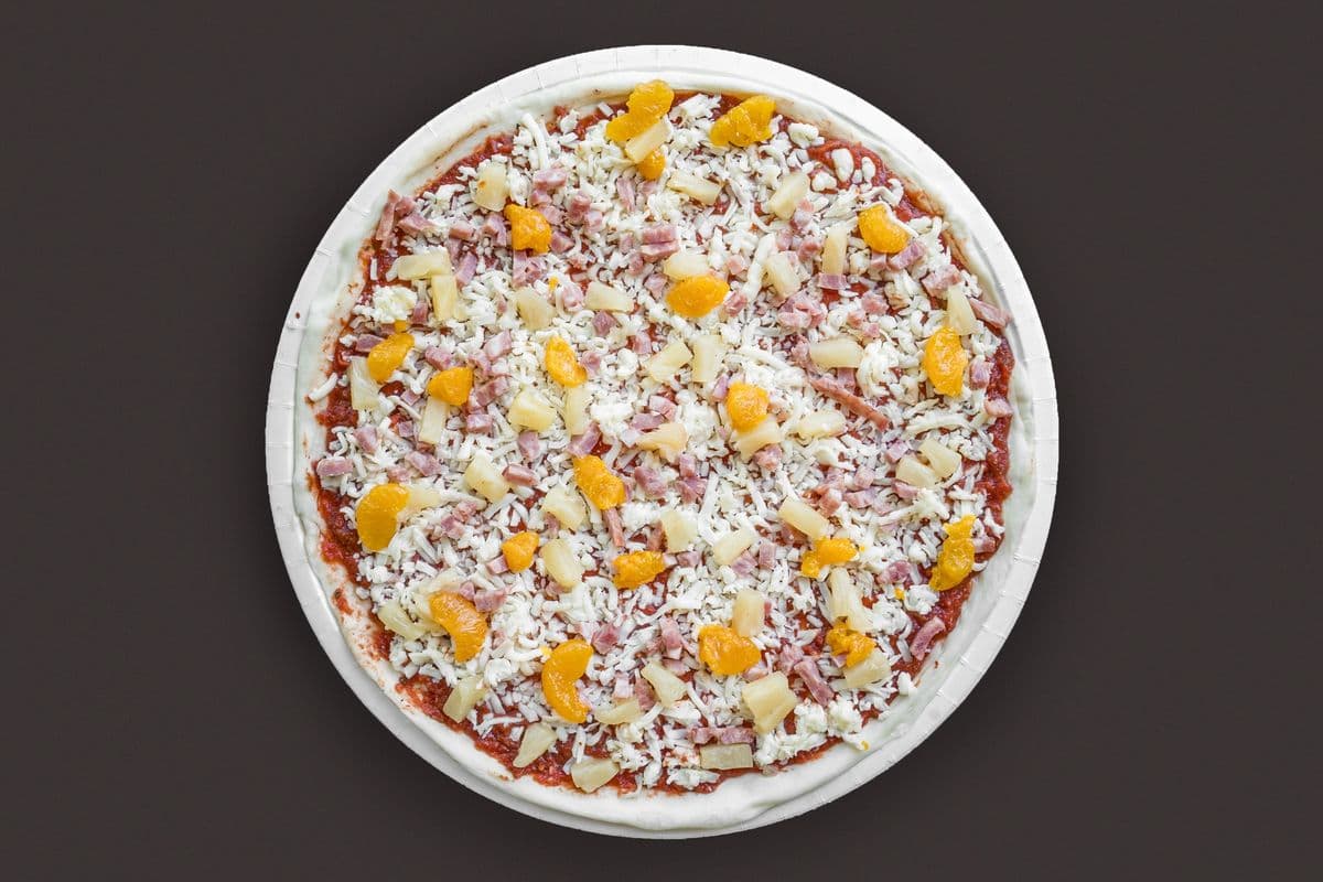 Pizza moyenne végétalienne 12" tropicale / Medium 12" Vegan Tropical Pizza