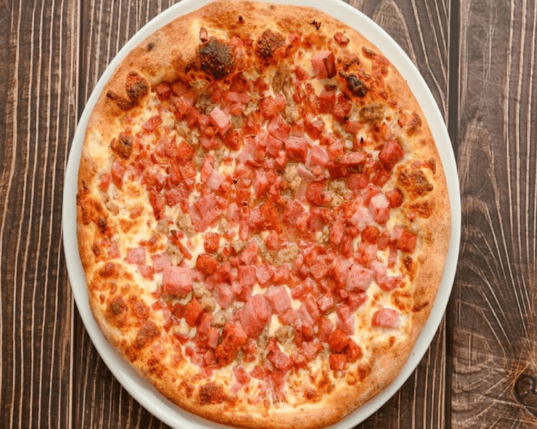 Petite pizza Mordus de la viande