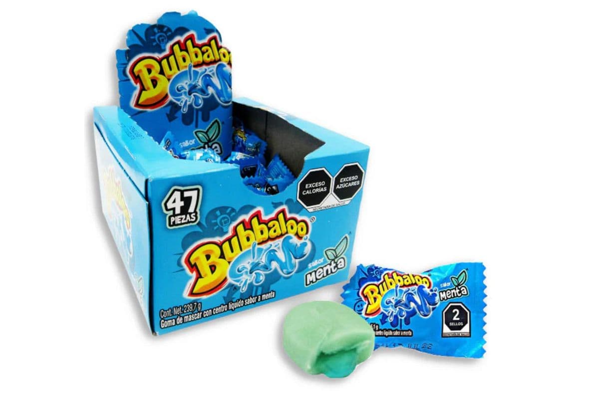 Bubbaloo Filled Gum - Menta