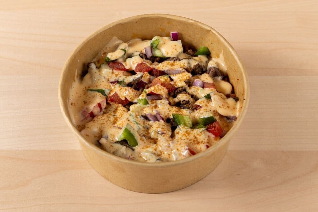 Beef and Chicken Suya Mix Bowl
