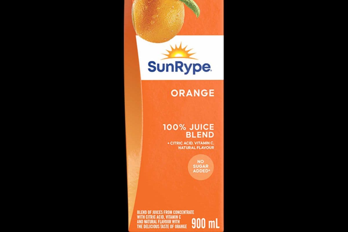 SunRype No Sugar Added 100% Orange Juice (900 ml) (900ML)