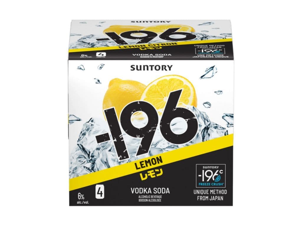 -196 - Lemon Vodka Soda 4pk