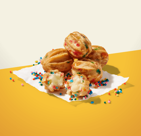 Bouchées de churros Funfetti