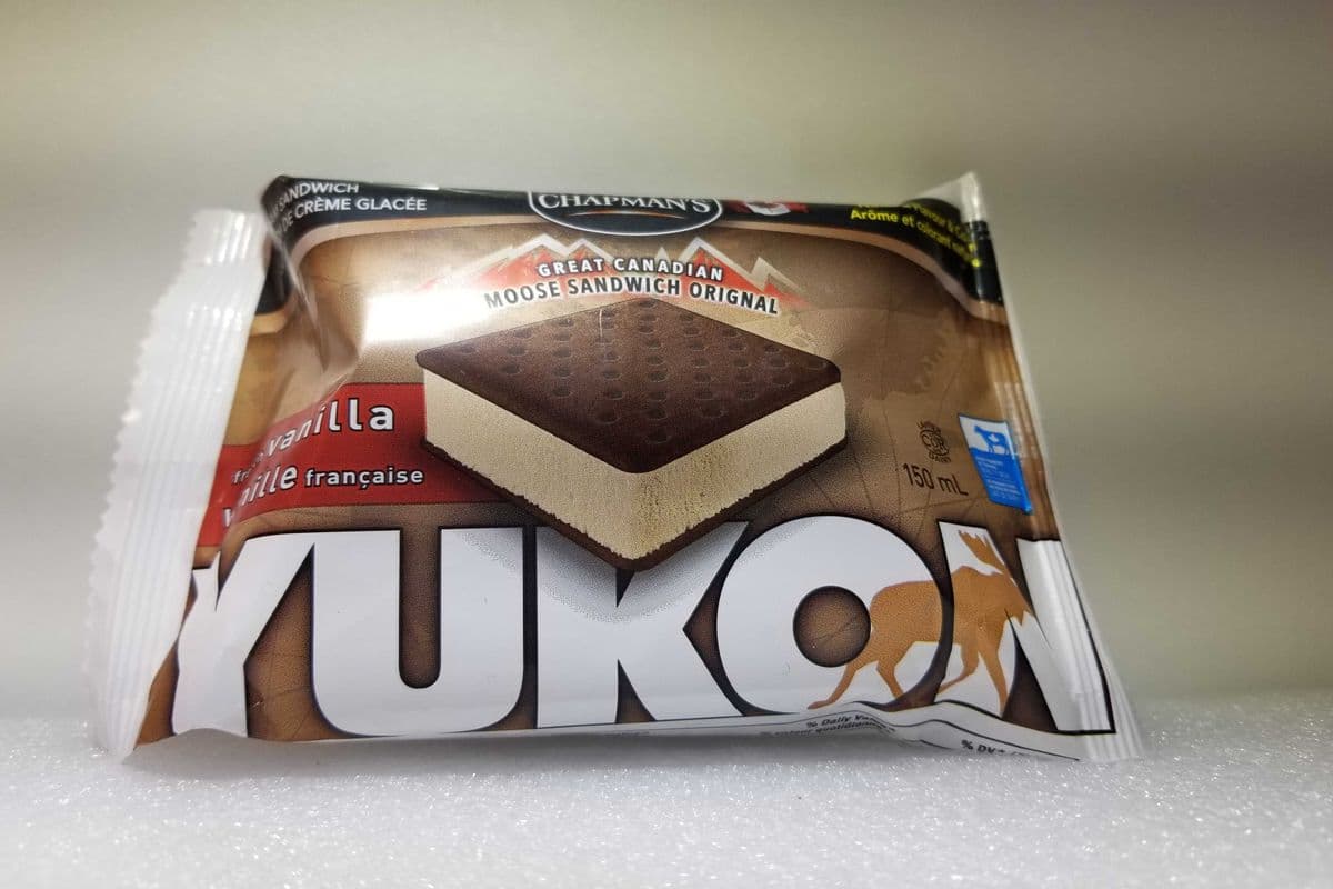 Yukon vanilla ice cream sandwiche (150ml)